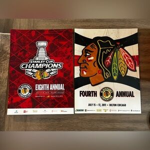 🚫SOLD🚫Chicago Blackhawks Convention Programs 2011, 2015